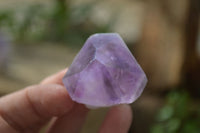 Polished Jacaranda Amethyst Single Crystals x 12 From Mumbwa - Toprock Gemstones and Minerals 