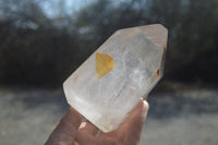 Polished Clear Quartz Points x 2 From Madagascar - Toprock Gemstones and Minerals 