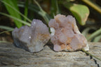 Natural Amethyst / Ametrine Spirit Quartz Clusters x 12 From South Africa - Toprock Gemstones and Minerals 