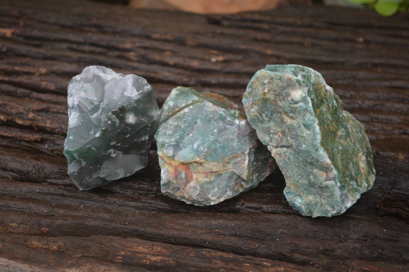 Natural Jade Cobbed Specimens x 24 From Swaziland - Toprock Gemstones and Minerals 