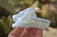 Natural Etched Blue Chalcedony Specimens x 12 From Nsanje, Malawi - Toprock Gemstones and Minerals 