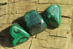 Polished Flower Banded Malachite Free Forms x 35 From Congo - Toprock Gemstones and Minerals 