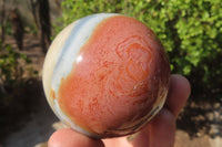 Polished Polychrome Jasper Spheres x 3 From Mahajanga, Madagascar - Toprock Gemstones and Minerals 