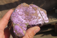 Natural Metallic Purpurite Cobbed Specimens x 6 From Erongo, Namibia - Toprock Gemstones and Minerals 