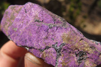 Natural Metallic Purpurite Cobbed Specimens x 6 From Erongo, Namibia - Toprock Gemstones and Minerals 