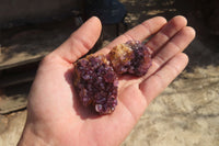Natural Amethystos Amethyst Specimens x 35 From Kwaggafontein, South Africa - Toprock Gemstones and Minerals 