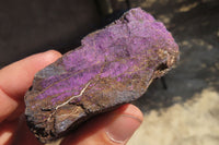 Natural Metallic Purpurite Cobbed Specimens x 6 From Erongo, Namibia - Toprock Gemstones and Minerals 