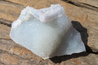 Natural Etched Blue Chalcedony Specimens x 12 From Nsanje, Malawi - Toprock Gemstones and Minerals 