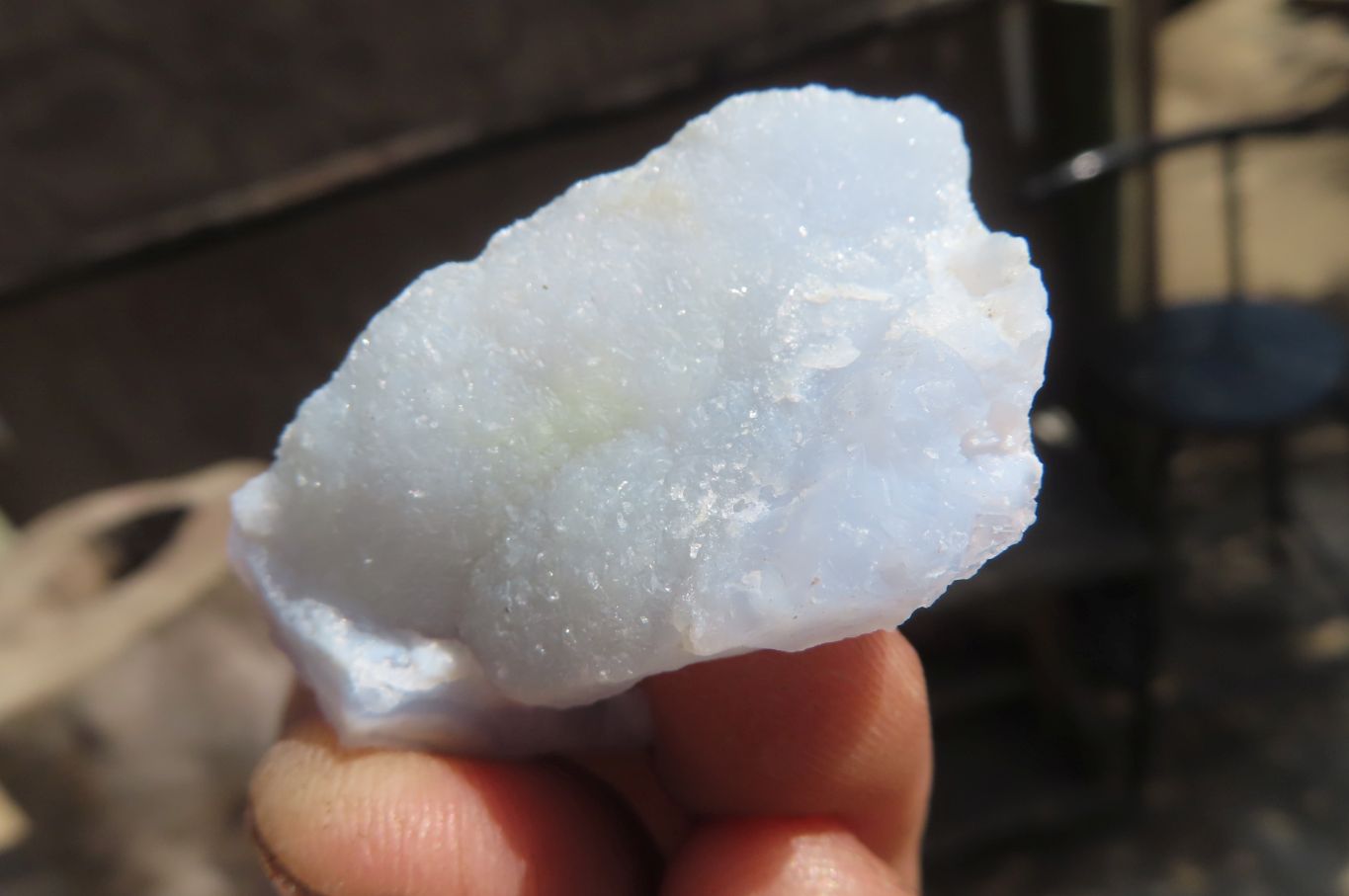 Natural Etched Blue Chalcedony Specimens x 70 From Nsanje, Malawi - Toprock Gemstones and Minerals 