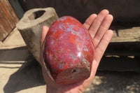 Polished Red Jasper Standing Free Form x 1 From Madagascar - Toprock Gemstones and Minerals 