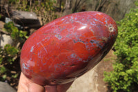 Polished Red Jasper Standing Free Form x 1 From Madagascar - Toprock Gemstones and Minerals 
