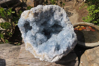 Natural Celestite Geode Specimen x 1 From Sakoany, Madagascar - Toprock Gemstones and Minerals 