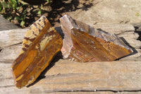 Polished On One Side Nguni Jasper Specimens x 2 From Prieska, South Africa - Toprock Gemstones and Minerals 