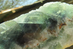 Polished On One Side Watermelon Fluorite Specimens x 4 From Namibia - Toprock Gemstones and Minerals 