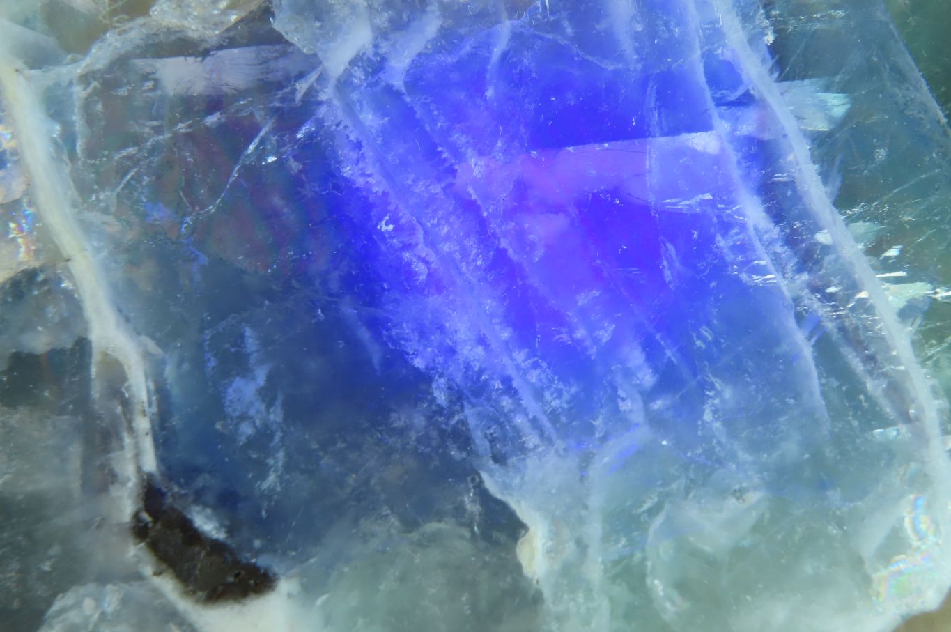 Polished On One Side Watermelon Fluorite Specimens x 4 From Namibia - Toprock Gemstones and Minerals 