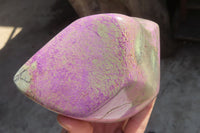 Polished Stichtite Standing Free Forms x 2 From Barberton, South Africa - Toprock Gemstones and Minerals 
