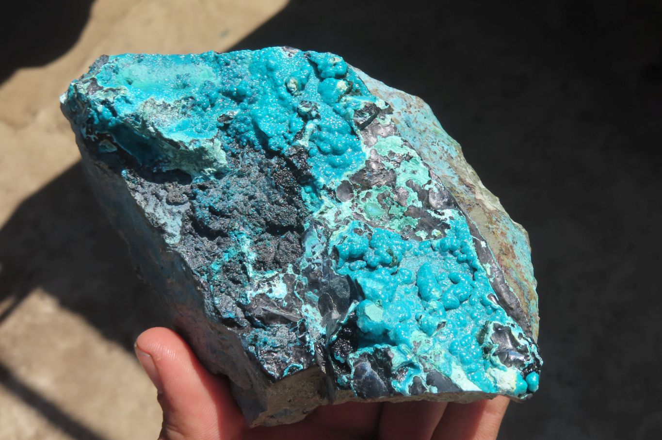 Natural Silica Chrysocolla Specimens x 3 From Kulukuluku, Congo - Toprock Gemstones and Minerals 