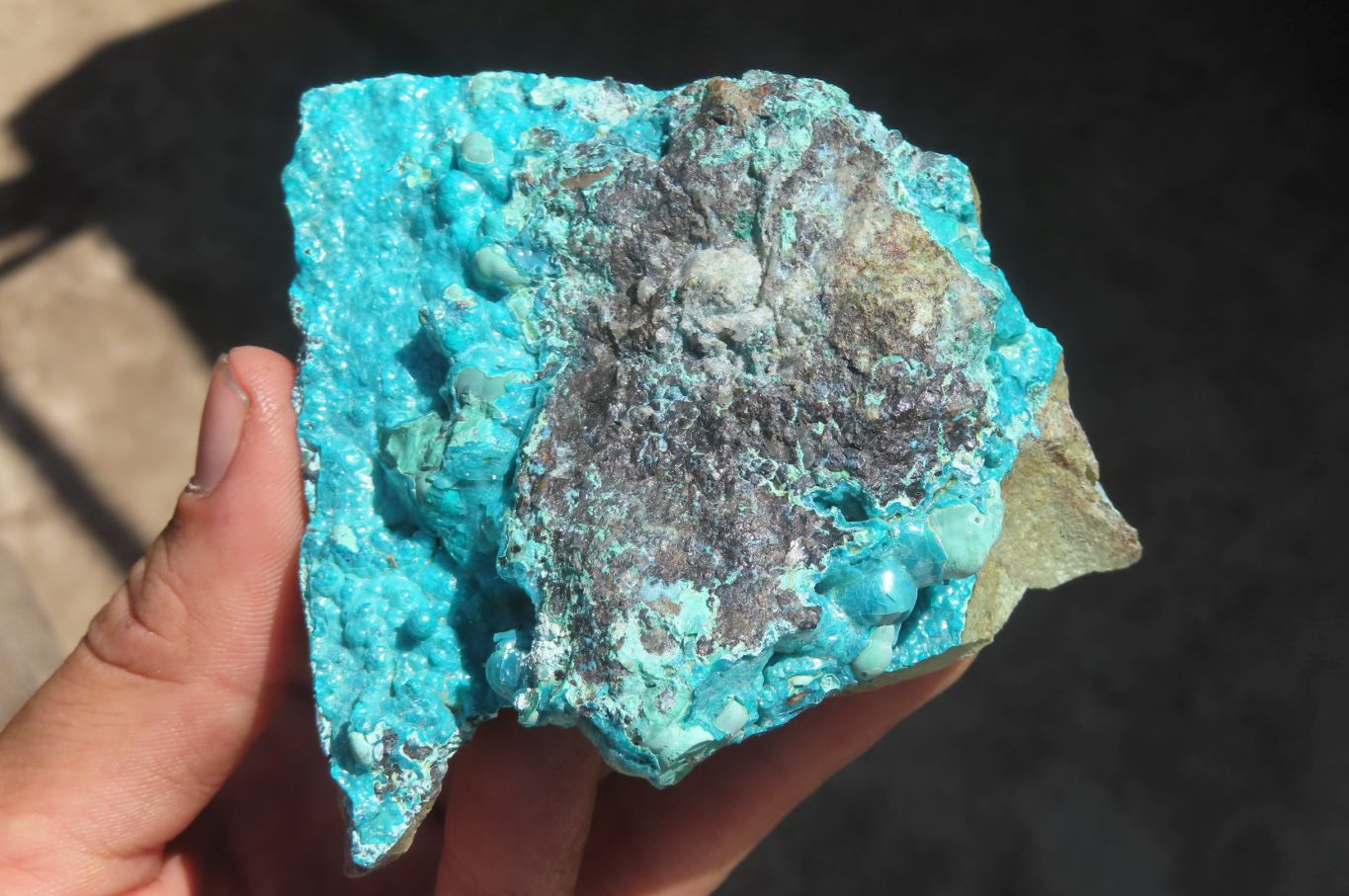 Natural Silica Chrysocolla Specimens x 3 From Kulukuluku, Congo - Toprock Gemstones and Minerals 