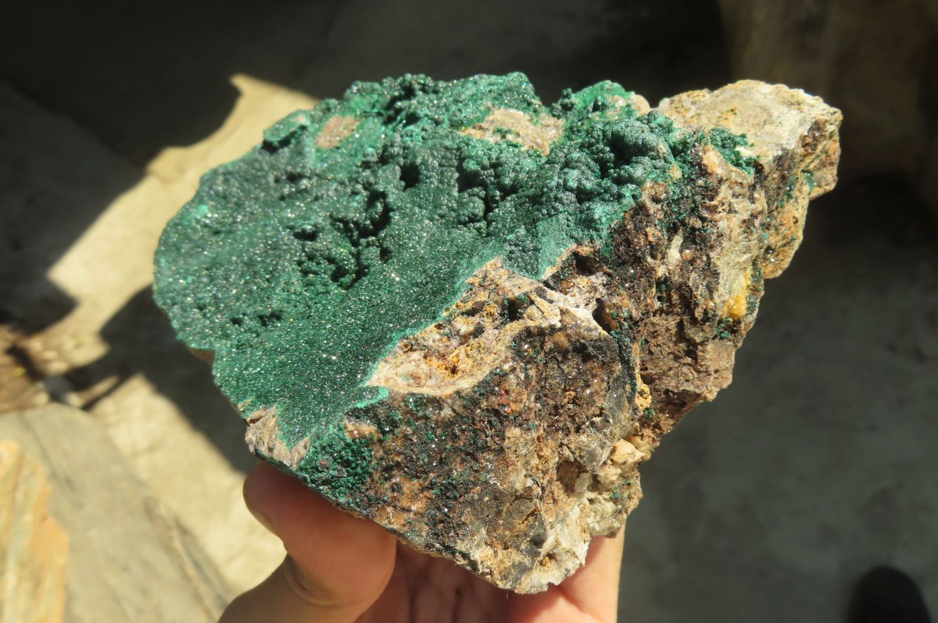 Natural Crystalline Malachite Specimens x 2 From Kasompe, Congo - Toprock Gemstones and Minerals 