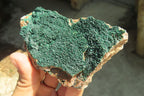 Natural Crystalline Malachite Specimens x 2 From Kasompe, Congo - Toprock Gemstones and Minerals 