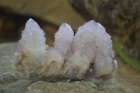 Natural Ametrine Spirit Quartz Clusters x 6 From Boekenhouthoek, South Africa