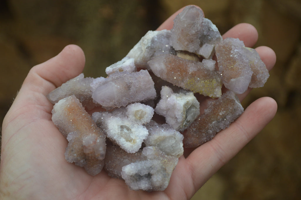 Natural Ametrine Spirit Quartz Crystals x 35 From Boekenhouthoek, South Africa - Toprock Gemstones and Minerals 