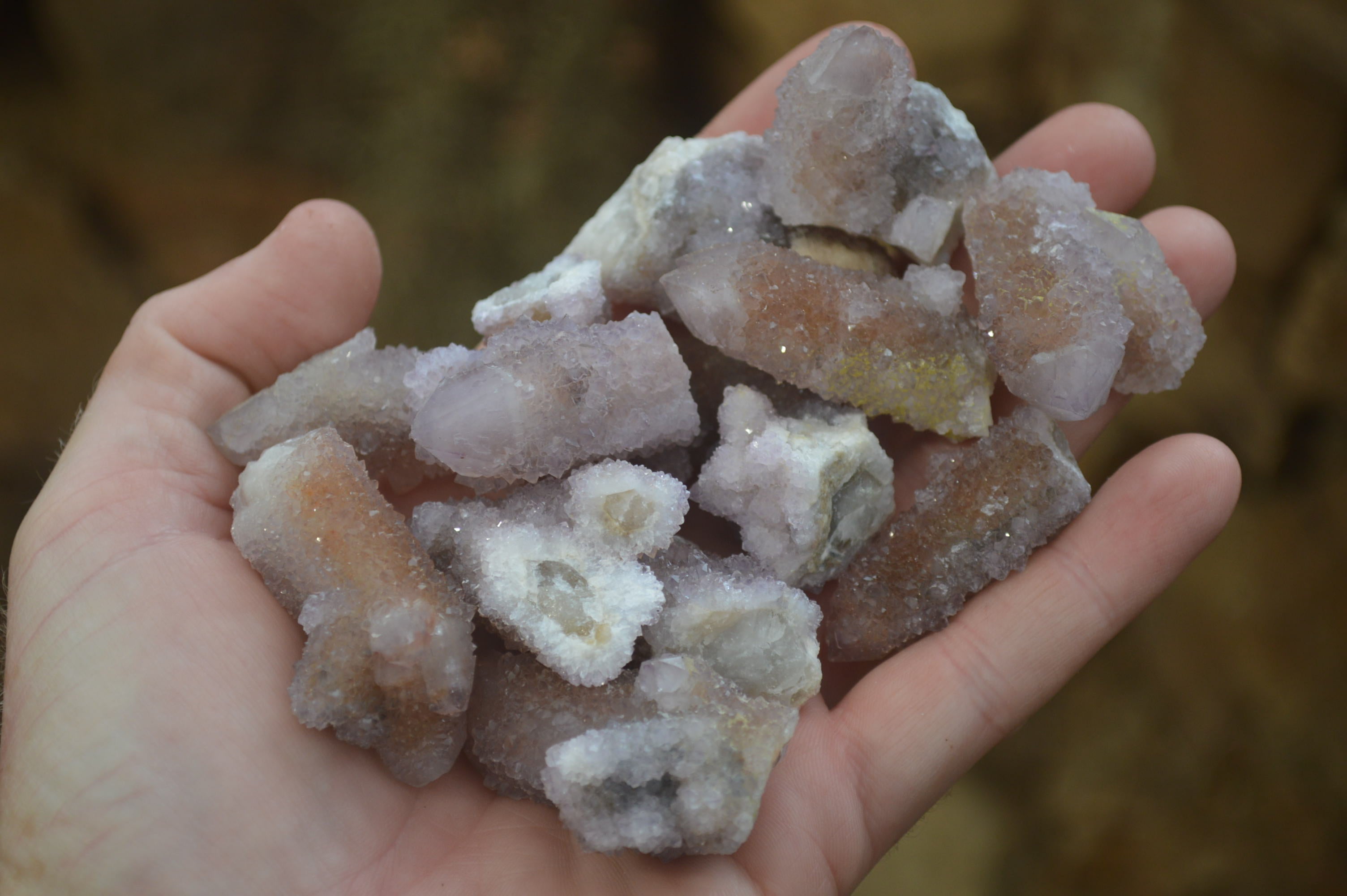 Natural Ametrine Spirit Quartz Crystals x 35 From Boekenhouthoek, South Africa - Toprock Gemstones and Minerals 