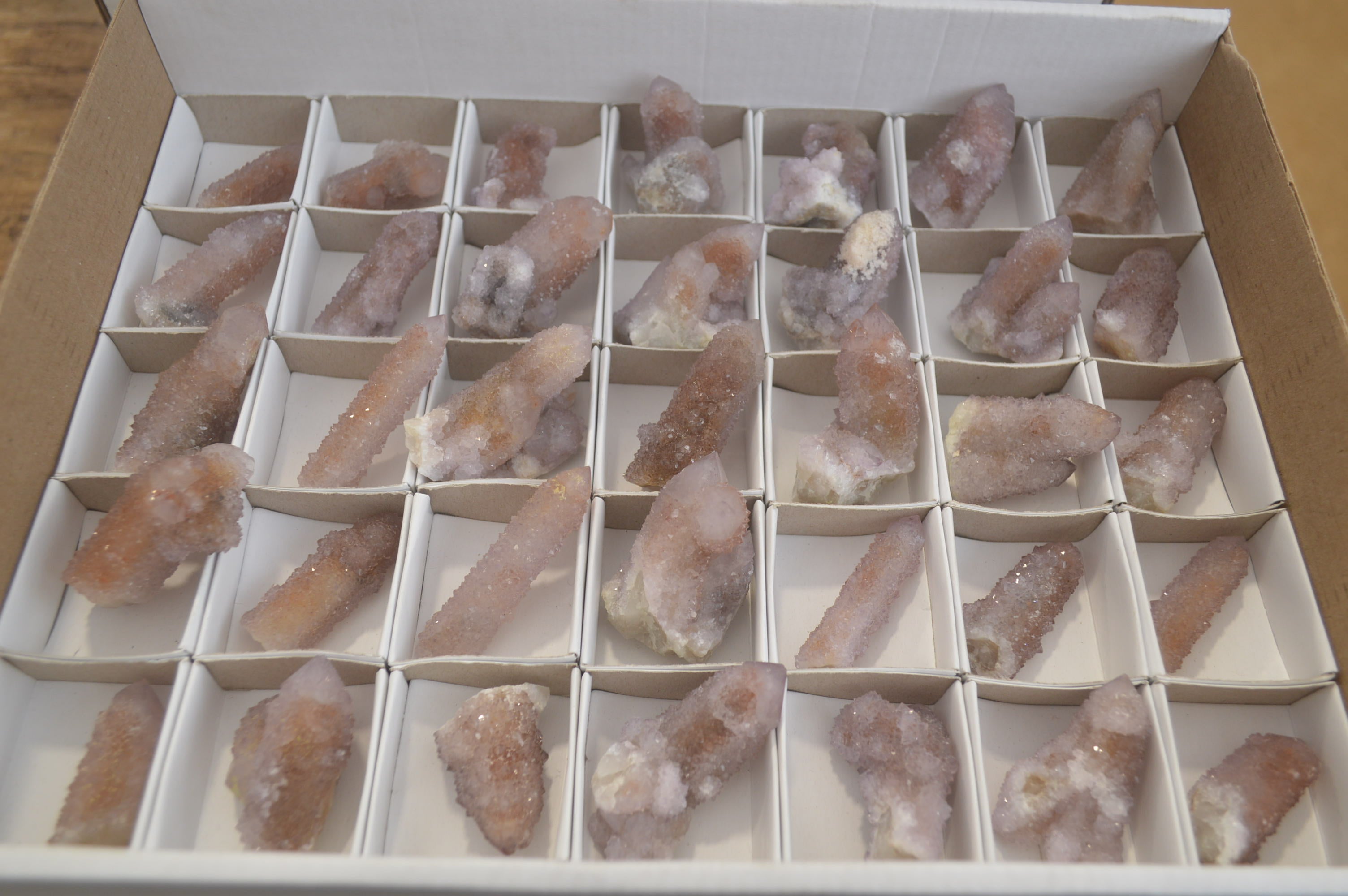 Natural Ametrine Spirit Quartz Crystals x 35 From Boekenhouthoek, South Africa - Toprock Gemstones and Minerals 