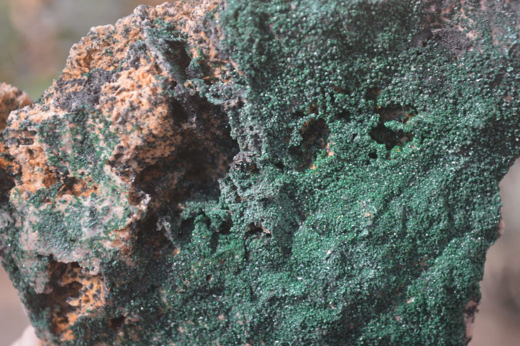 Natural Crystalline Malachite Specimens x 6 From Kasompe, Congo - Toprock Gemstones and Minerals 