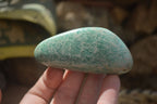 Polished Amazonite Galet / Palm Stones x 12 From Zimbabwe - Toprock Gemstones and Minerals 