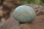 Polished Amazonite Galet / Palm Stones x 12 From Zimbabwe - Toprock Gemstones and Minerals 