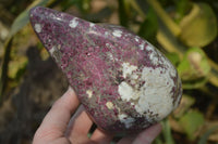 Polished Rubellite Pink Tourmaline Standing Free Form x 1 From Madagascar - Toprock Gemstones and Minerals 