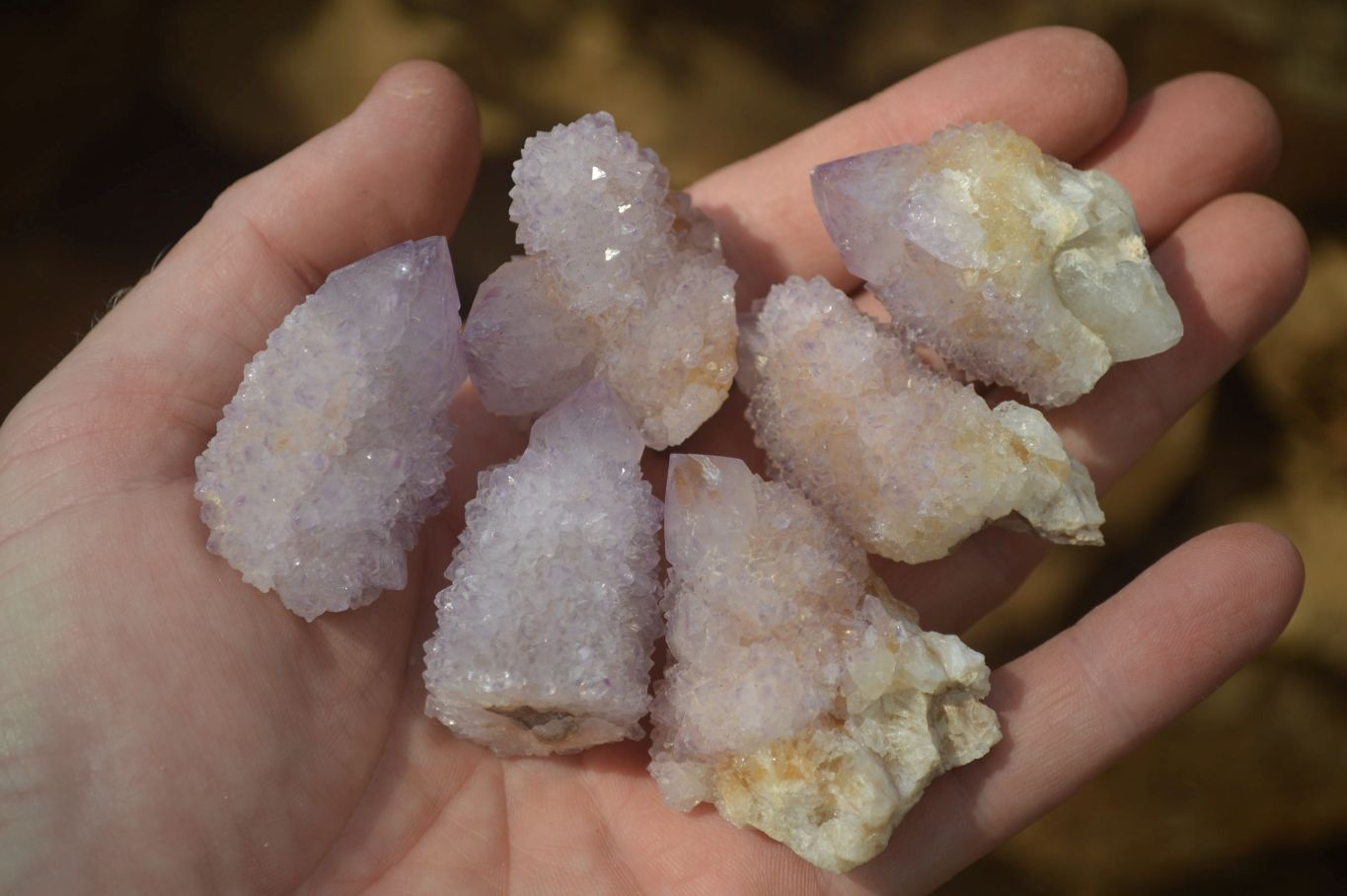 Natural Ametrine Spirit Quartz Crystals x 20 From Boekenhouthoek, South Africa - Toprock Gemstones and Minerals 