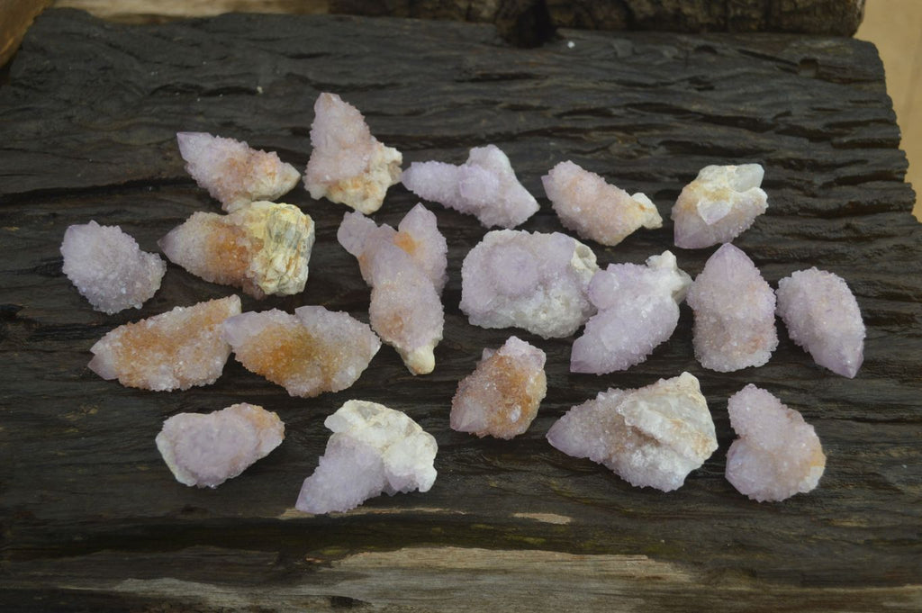 Natural Ametrine Spirit Quartz Crystals x 20 From Boekenhouthoek, South Africa - Toprock Gemstones and Minerals 