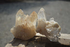 Natural Clear Quartz Clusters x 6 From Mpika, Zambia - Toprock Gemstones and Minerals 