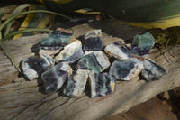 Polished On One Side Watermelon Fluorite Slices x 12 From Namibia - Toprock Gemstones and Minerals 