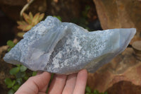 Natural Etched Blue Chalcedony Specimens x 3 From Nsanje, Malawi - Toprock Gemstones and Minerals 