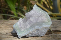 Natural Etched Blue Chalcedony Specimens x 3 From Nsanje, Malawi - Toprock Gemstones and Minerals 
