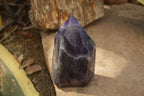 Polished Chevron Amethyst Prism-Point x 1 From Zambia - Toprock Gemstones and Minerals 