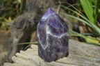 Polished Chevron Amethyst Prism-Point x 1 From Zambia - Toprock Gemstones and Minerals 