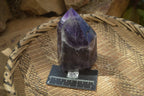 Polished Chevron Amethyst Prism-Point x 1 From Zambia - Toprock Gemstones and Minerals 