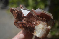 Natural Red Hematoid Quartz Clusters x 2 From Karoi, Zimbabwe - Toprock Gemstones and Minerals 