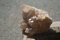 Natural Red Hematoid Quartz Clusters x 2 From Karoi, Zimbabwe - Toprock Gemstones and Minerals 