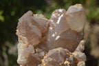 Natural Red Hematoid Quartz Clusters x 2 From Karoi, Zimbabwe - Toprock Gemstones and Minerals 