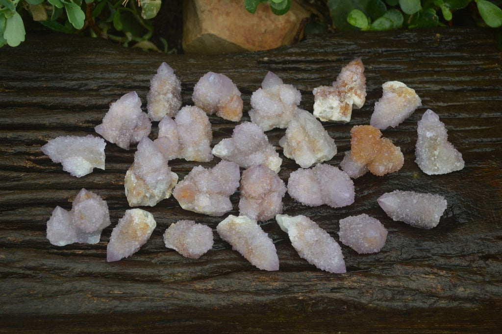 Natural Ametrine Spirit Quartz Clusters x 24 From Boekenhouthoek, South Africa - Toprock Gemstones and Minerals 