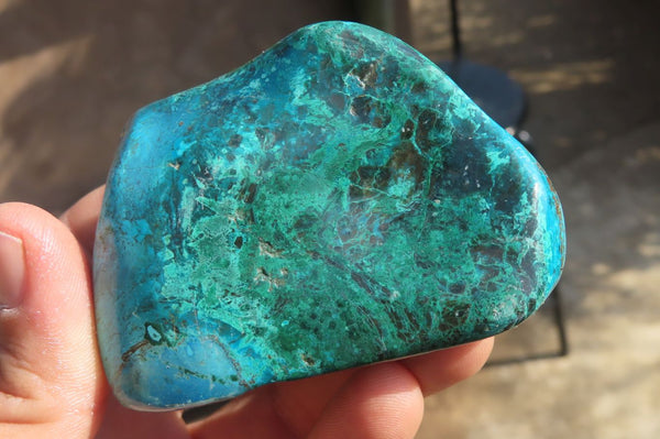 Polished Shattuckite Free Forms x 7 From Kaokoveld, Namibia - Toprock Gemstones and Minerals 