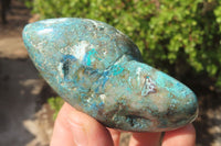 Polished Shattuckite Free Forms x 7 From Kaokoveld, Namibia - Toprock Gemstones and Minerals 