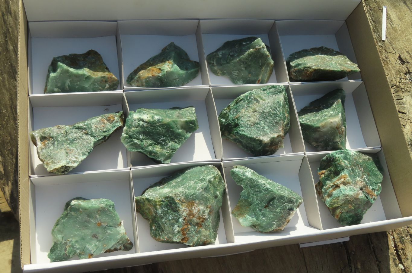 Natural Jade Cobbed Specimens x 12 From Swaziland - Toprock Gemstones and Minerals 