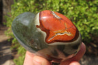 Polished Polychrome Jasper Hearts x 6 From Mahajanga, Madagascar - Toprock Gemstones and Minerals 