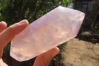 Polished Double Terminated Rose Quartz Points x 4 From Madagascar - Toprock Gemstones and Minerals 
